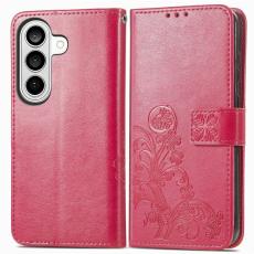 OEM - Pl&aring;nboksfodral f&ouml;r Samsung Galaxy S26 Konstl&auml;der - Rosa