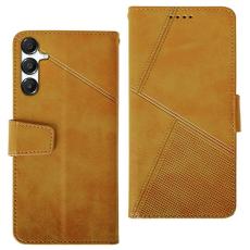 IDEWEI - IDEWEI Pl&aring;nboksfodral f&ouml;r Samsung Galaxy S26 Konstl&auml;der St&auml;ll - Brun