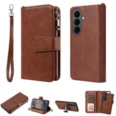 OEM - Pl&aring;nboksfodral f&ouml;r Samsung Galaxy S26 Magnetiskt Konstl&auml;der - Brun