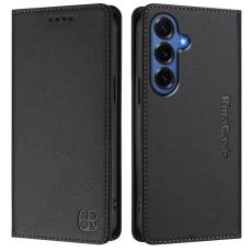 OEM - Pl&aring;nboksfodral f&ouml;r Samsung Galaxy S26 Plus Konstl&auml;der RFID - Svart