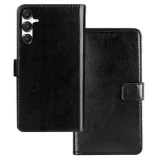 IDEWEI - IDEWEI Pl&aring;nboksfodral f&ouml;r Samsung Galaxy S26 Plus Konstl&auml;der - Svart