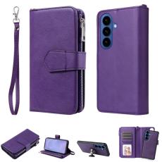 OEM - Pl&aring;nboksfodral f&ouml;r Samsung Galaxy S26 Plus Magnetiskt &Auml;kta l&auml;der - Lila