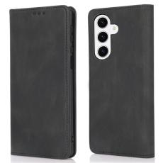 OEM - Pl&aring;nboksfodral f&ouml;r Samsung Galaxy S26 Plus Magnetiskt Konstl&auml;der - Svart