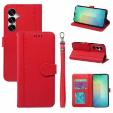 OEM - Pl&aring;nboksfodral f&ouml;r Samsung Galaxy S26 Plus Magnetiskt Konstl&auml;der - R&ouml;d