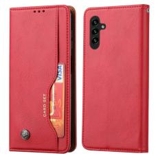 OEM - Mobilfodral f&ouml;r Samsung Galaxy S26 Plus Magnetiskt Konstl&auml;der - R&ouml;d