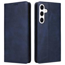 OEM - Pl&aring;nboksfodral f&ouml;r Samsung Galaxy S26 Plus RFID Blocking Konstl&auml;der - Bl&aring;