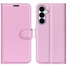 OEM - Pl&aring;nboksfodral f&ouml;r Samsung Galaxy S26 Plus Stativ Konstl&auml;der - Rosa