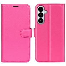 OEM - Pl&aring;nboksfodral f&ouml;r Samsung Galaxy S26 Plus Stativ Konstl&auml;der - Rosa