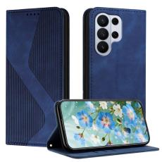 OEM - Pl&aring;nboksfodral f&ouml;r Samsung Galaxy S26 Ultra Konstl&auml;der med st&auml;ll - Bl&aring;