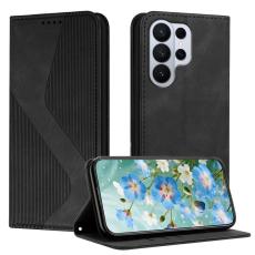 OEM - Pl&aring;nboksfodral f&ouml;r Samsung Galaxy S26 Ultra Konstl&auml;der med st&auml;ll - Svart