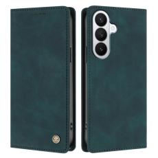 OEM - Pl&aring;nboksfodral f&ouml;r Samsung Galaxy S26 Ultra &Auml;kta l&auml;der RFID - M&ouml;rkgr&ouml;n