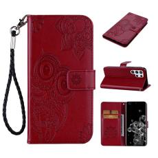 OEM - Pl&aring;nboksfodral f&ouml;r Samsung Galaxy S26 Ultra Konstl&auml;der - R&ouml;d