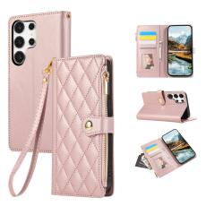 OEM - Mobilfodral f&ouml;r Samsung Galaxy S26 Ultra Konstl&auml;der - Ros&eacute;guld