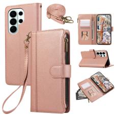 OEM - Mobilfodral f&ouml;r Samsung Galaxy S26 Ultra Konstl&auml;der - Ros&eacute;guld