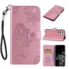 OEM - Pl&aring;nboksfodral f&ouml;r Samsung Galaxy S26 Ultra Konstl&auml;der - Ros&eacute;guld