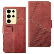 IDEWEI - IDEWEI Pl&aring;nboksfodral f&ouml;r Samsung Galaxy S26 Ultra Konstl&auml;der St&auml;ll - R&ouml;d