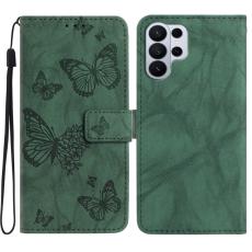 OEM - Pl&aring;nboksfodral f&ouml;r Samsung Galaxy S26 Ultra Konstl&auml;der Stativ - Gr&ouml;n