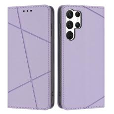 OEM - Pl&aring;nboksfodral f&ouml;r Samsung Galaxy S26 Ultra &Auml;kta l&auml;der Stativ - Lila