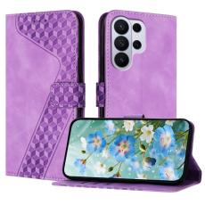 OEM - Pl&aring;nboksfodral f&ouml;r Samsung Galaxy S26 Ultra Konstl&auml;der Stativ - Lila