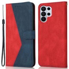 OEM - Pl&aring;nboksfodral f&ouml;r Samsung Galaxy S26 Ultra Konstl&auml;der Stativ - R&ouml;d