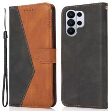 OEM - Pl&aring;nboksfodral f&ouml;r Samsung Galaxy S26 Ultra Konstl&auml;der Stativ - Svart