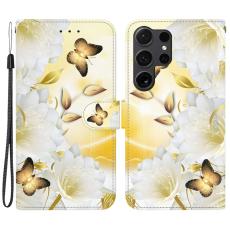 OEM - Pl&aring;nboksfodral f&ouml;r Samsung Galaxy S26 Ultra Anti-Drop Konstl&auml;der - Guld