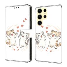 OEM - Pl&aring;nboksfodral f&ouml;r Samsung Galaxy S26 Ultra F&auml;llbart St&auml;ll - Svart