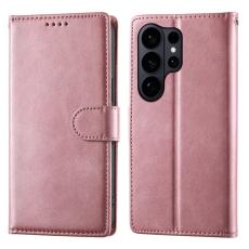 OEM - Pl&aring;nboksfodral f&ouml;r Samsung Galaxy S26 Ultra Kickstand Konstl&auml;der - Rosa
