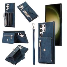 OEM - Mobilfodral f&ouml;r Samsung Galaxy S26 Ultra Kickstand Kortfack - Bl&aring;