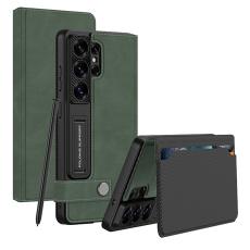GKK - GKK Mobilfodral f&ouml;r Samsung Galaxy S26 Ultra Kickstand Kortfack - Gr&ouml;n