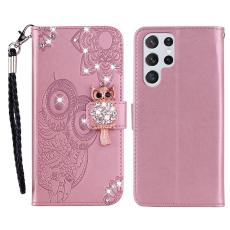 OEM - Pl&aring;nboksfodral f&ouml;r Samsung Galaxy S26 Ultra Konstl&auml;der - Ros&eacute;guld