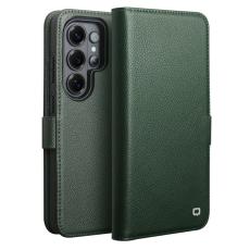 OEM - Pl&aring;nboksfodral f&ouml;r Samsung Galaxy S26 Ultra Magnetiskt &Auml;kta l&auml;der - Gr&ouml;n