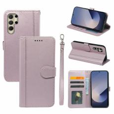 OEM - Pl&aring;nboksfodral f&ouml;r Samsung Galaxy S26 Ultra Magnetiskt Konstl&auml;der - Ros&eacute;guld