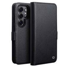 OEM - Pl&aring;nboksfodral f&ouml;r Samsung Galaxy S26 Ultra Magnetiskt &Auml;kta l&auml;der - Svart