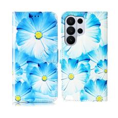 OEM - Pl&aring;nboksfodral f&ouml;r Samsung Galaxy S26 Ultra St&auml;llfunktion Konstl&auml;der - Lila