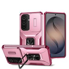 OEM - Mobilskal f&ouml;r Samsung Galaxy S26 Camshield Kickstand TPU + PC - Rosa
