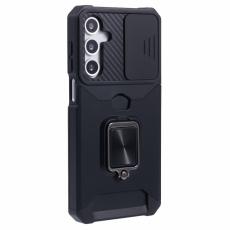 OEM - Mobilskal f&ouml;r Samsung Galaxy S26 Kickstand PC + TPU - Svart