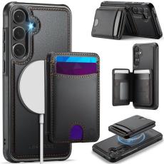 JEEHOOD - JEEHOOD Mobilskal f&ouml;r Samsung Galaxy S26 Magnetiskt Konstl&auml;der - Svart