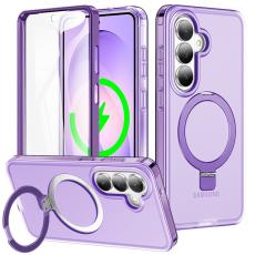 OEM - Mobilskal f&ouml;r Samsung Galaxy S26 Magnetiskt Kickstand TPU + PC - Lila