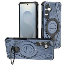 OEM - Mobilskal f&ouml;r Samsung Galaxy S26 Magnetiskt Kickstand TPU PC - M&ouml;rkbl&aring;