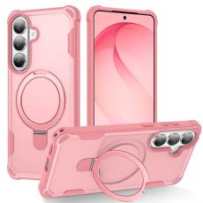 OEM - Mobilskal f&ouml;r Samsung Galaxy S26 Magnetiskt Kickstand TPU + PC - Rosa
