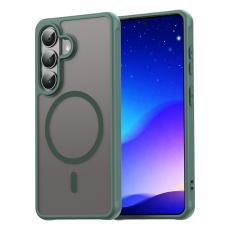 OEM - Mobilskal f&ouml;r Samsung Galaxy S26 Magnetiskt PC + TPU - Gr&ouml;n