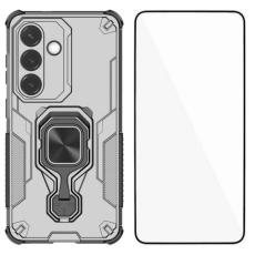 WANLONFENG - WANLONFENG Mobilskal f&ouml;r Samsung Galaxy S26 PC + TPU Kickstand - Gr&aring;