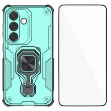 WANLONFENG - WANLONFENG Mobilskal f&ouml;r Samsung Galaxy S26 PC + TPU Kickstand - Gr&ouml;n