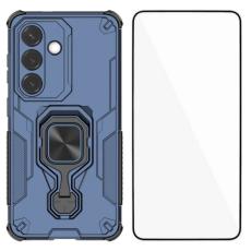 WANLONFENG - WANLONFENG Mobilskal f&ouml;r Samsung Galaxy S26 Plus Kickstand PC + TPU - Bl&aring;
