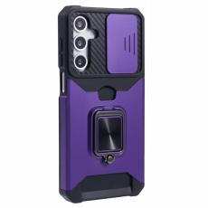 OEM - Mobilskal f&ouml;r Samsung Galaxy S26 Plus Kickstand PC + TPU - Lila