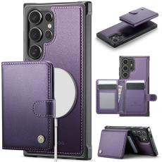 JEEHOOD - JEEHOOD Mobilskal f&ouml;r Samsung Galaxy S26 Plus Magnetiskt Konstl&auml;der - Lila