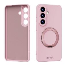 ABEEL - ABEEL Mobilskal f&ouml;r Samsung Galaxy S26 Plus Magnetiskt Kickstand - Rosa