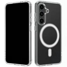 WANLONFENG - WANLONFENG Mobilskal f&ouml;r Samsung Galaxy S26 Plus Magnetiskt TPU - Transparent