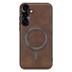 OEM - Mobilskal f&ouml;r Samsung Galaxy S26 Plus PU + TPU - Brun